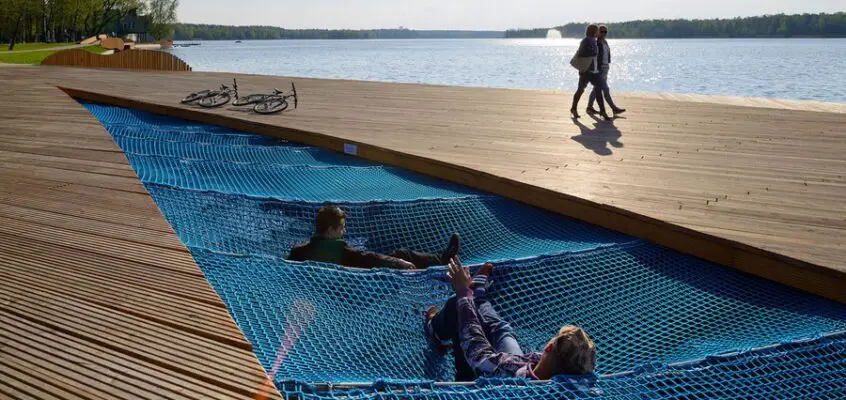 Paprocany Lake Walkway in Tychy