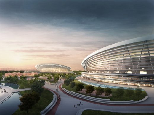 SIP Sports Center Building in China