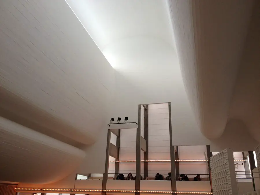Bagsvaerd Church, Jorn Utzon Copenhagen building interior