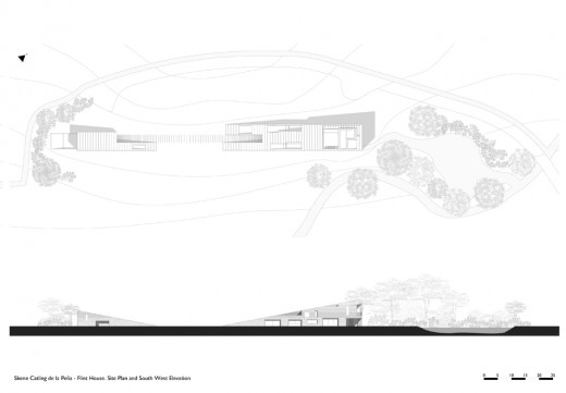 Flint House site plan