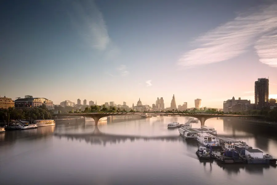 Garden Bridge across the River Thames