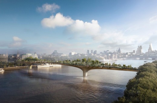 Garden Bridge across the River Thames