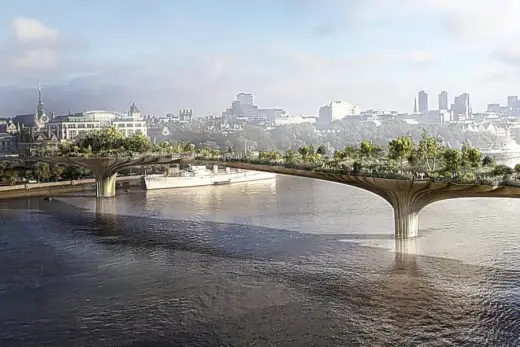 Garden Bridge across the River Thames