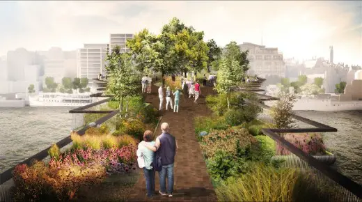 Garden Bridge across the River Thames