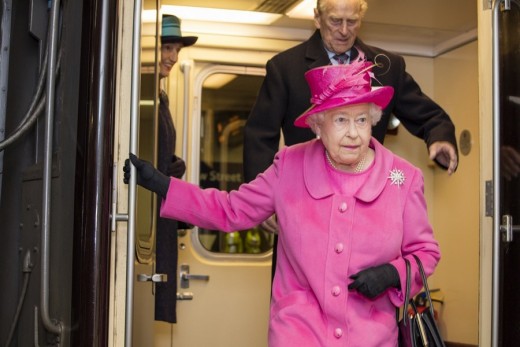 Her Majesty The Queen at Birmingham New Street Station