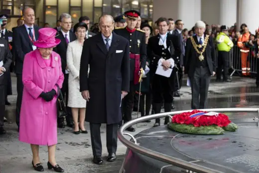 Her Majesty The Queen at Birmingham New Street