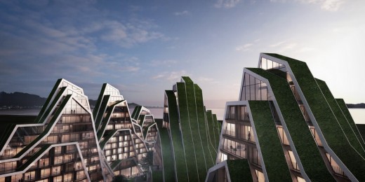 Hualien Residences design by BIG-Bjarke Ingels Group