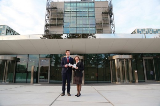 International Criminal Court in the Hague key handover