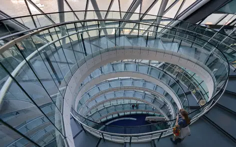 London City Hall stairs Spectre film location
