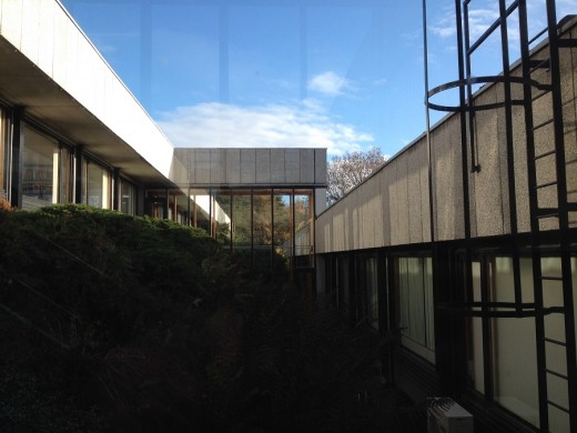 Pathfoot Building at University of Stirling stair window