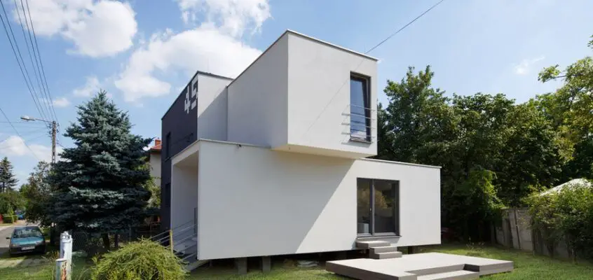 Cube-2-box House in Myslowice, Poland