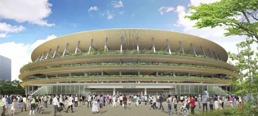 New National Stadium Tokyo winning design