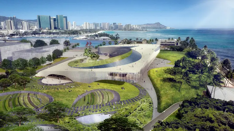 Obama Presidential Center Building in Hawaii by Snøhetta and WCIT