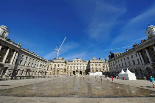 Somerset House London courtyard