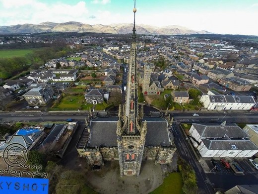 St Mungo's, Alloa, spire - Scottish Church Lottery Funding