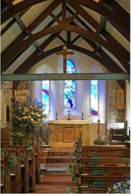 St Ninians interior, Glen Urqhart