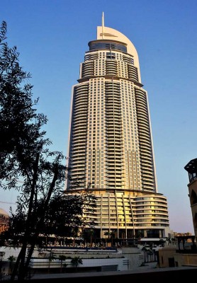 The Address Dubai skyscraper building