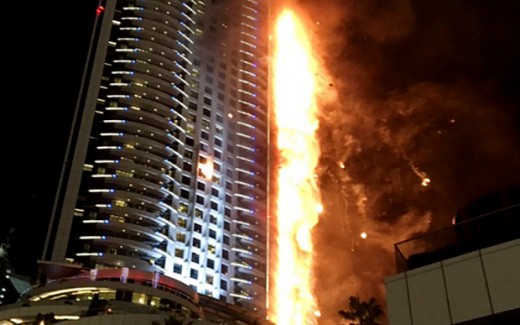 The Address Dubai building fire