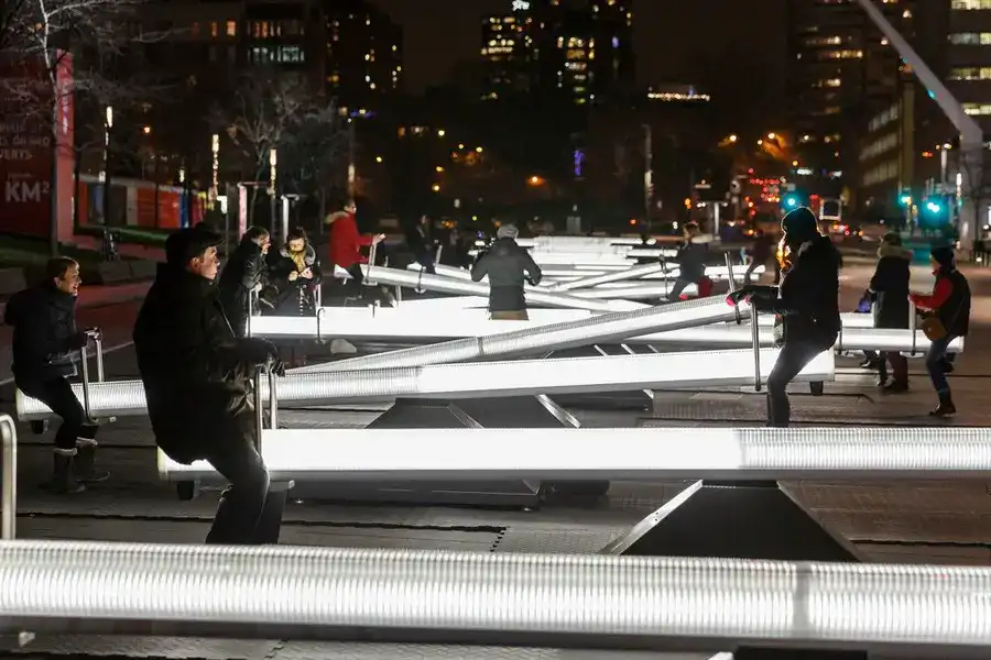 The Impulse Winter Installation Montreal