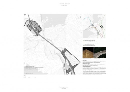 Tintagel Castle Bridge Contest Design by Niall McLaughlin Architects