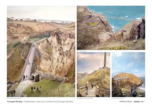 Tintagel Castle Bridge Contest Design by WilkinsonEyre