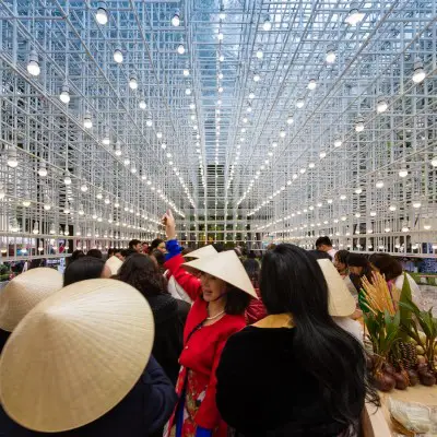 Vietnamese Food Pavilion Building