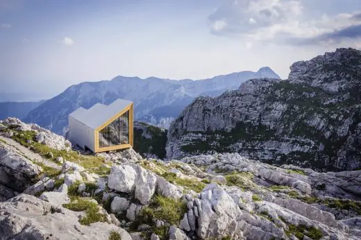 Alpine Shelter Building in Slovenia