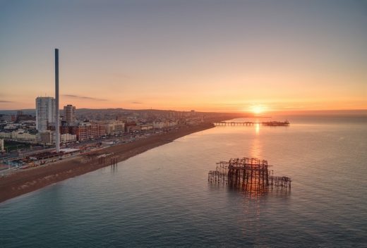 Brighton i360 by Marks Barfield architects in Sussex