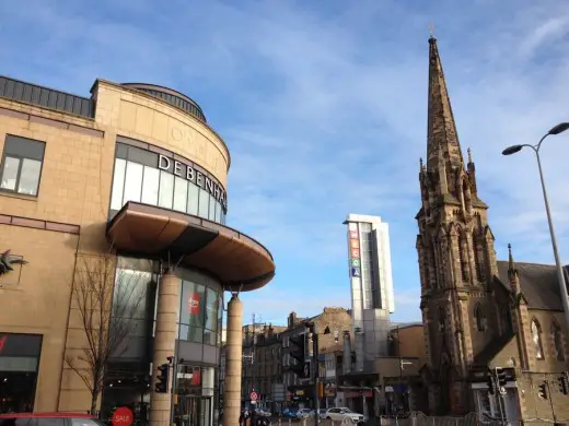 Debenhams Dundee store building