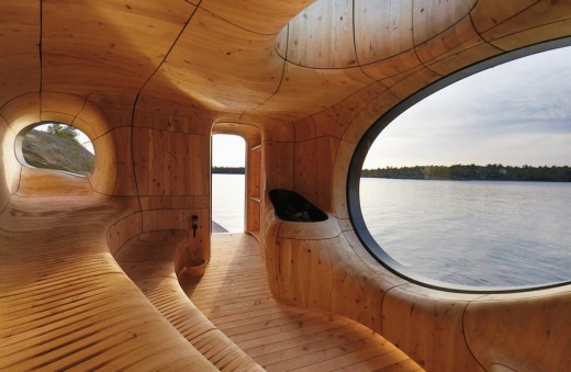 Grotto Sauna Georgian Bay, Canada