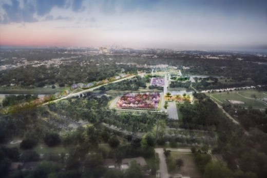 Houston Botanic Garden masterplan by West 8 Landscape Architects