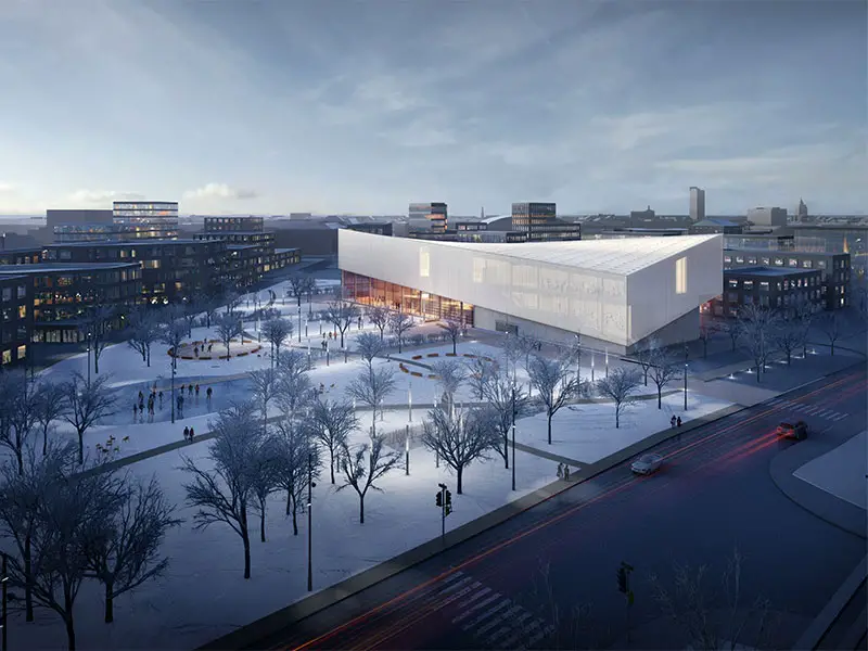 Latvia Museum of Contemporary Art Architecture Competition Concept by Henning Larsen Architects and MARK arhitekti