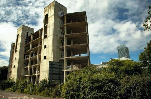 Manchester Skyscraper by Architect Ian Simpson site