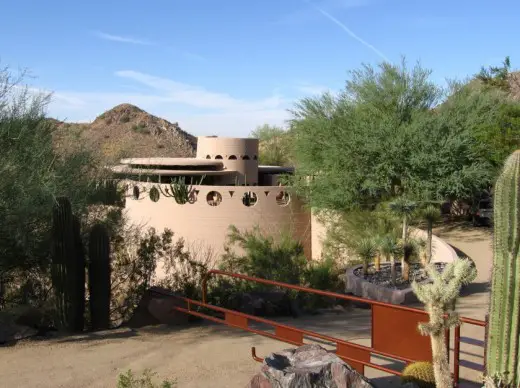 Norman Lykes home in Arizona by Frank Lloyd Wright