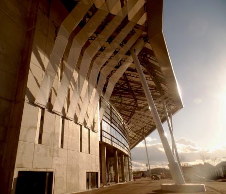 Olympique Lyonnais Stadium building design by Populous