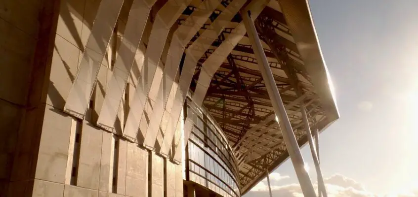 Olympique Lyonnais Stadium in Lyon