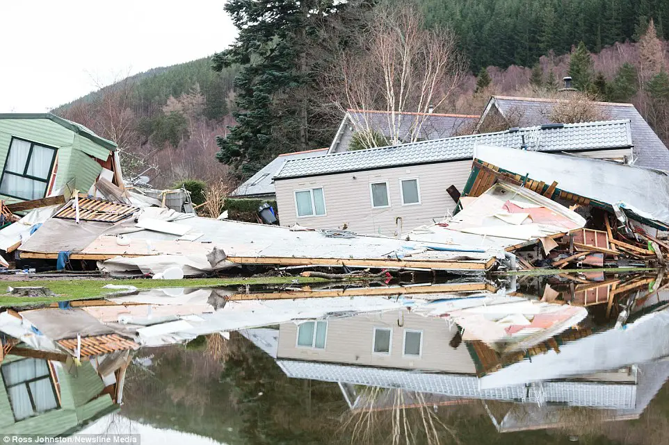 Storm Frank Ballater flooding damage