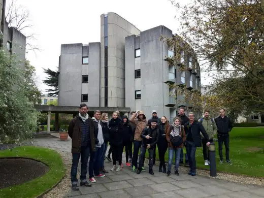 Students from Berlin on Oxford architecture tour