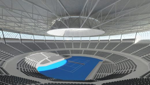 Sydney 2000 Olympic Games Tennis Venue by BVN Architecture
