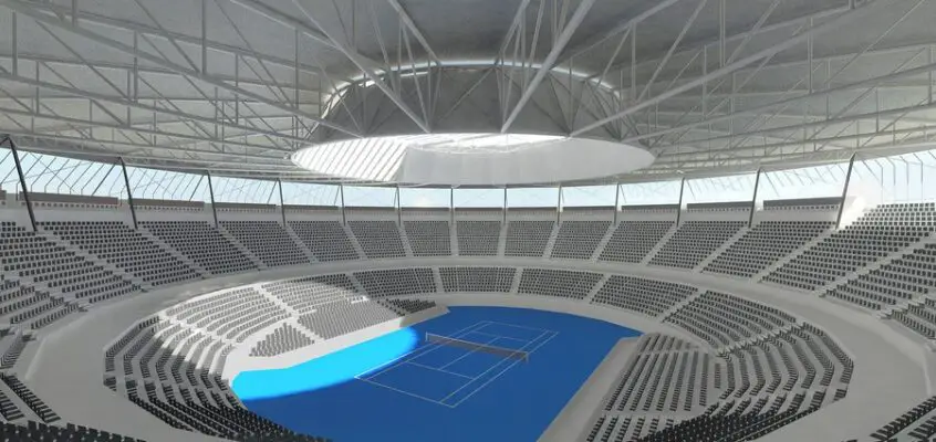 Sydney Olympic Park Tennis Centre by BVN