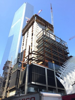 Three World Trade Center construction