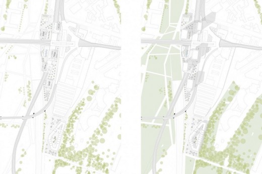 German Master Plan competition design by COBE architects