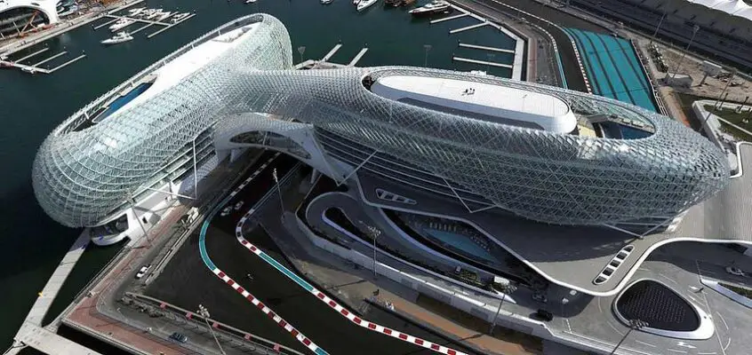 Yas Hotel Abu Dhabi, UAE: Asymptote
