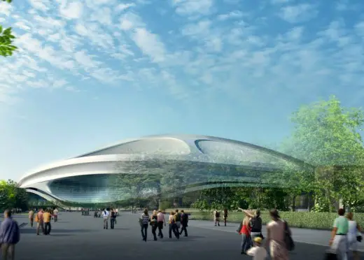 Zaha Hadid Tokyo Stadium design