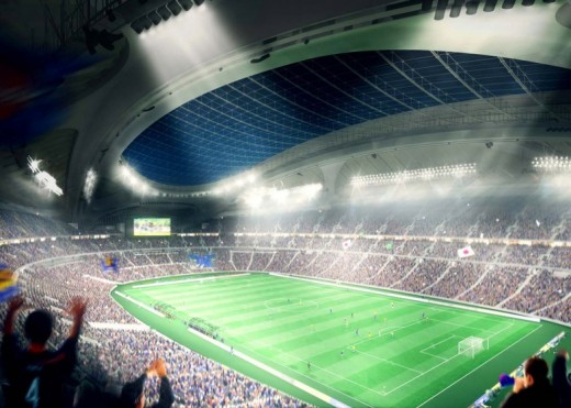 Zaha Hadid Architects Tokyo Stadium design