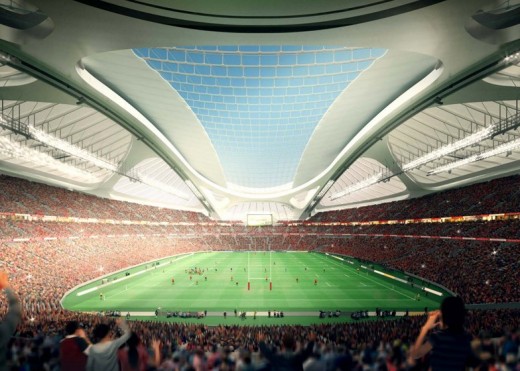 Zaha Hadid Tokyo Arena design