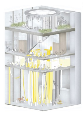 Bangkok Artists Retreat Design Competition 2nd place