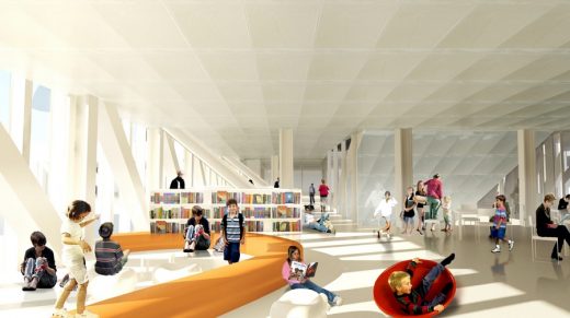 Bibliothèque Multimédia à Vocation Régionale building design by OMA