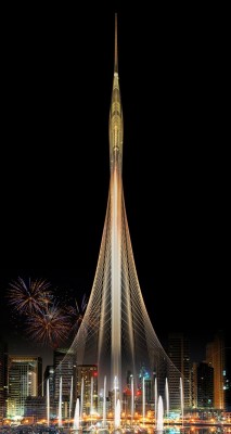 Dubai Creek Harbor Tower by Santiago Calatrava