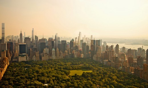 Hudson Yards from Central Park